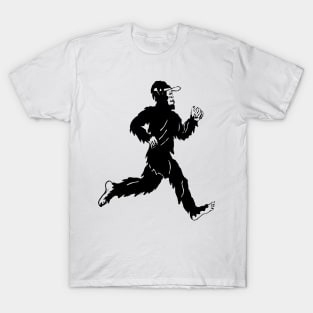 Bigfoot Running T-Shirt